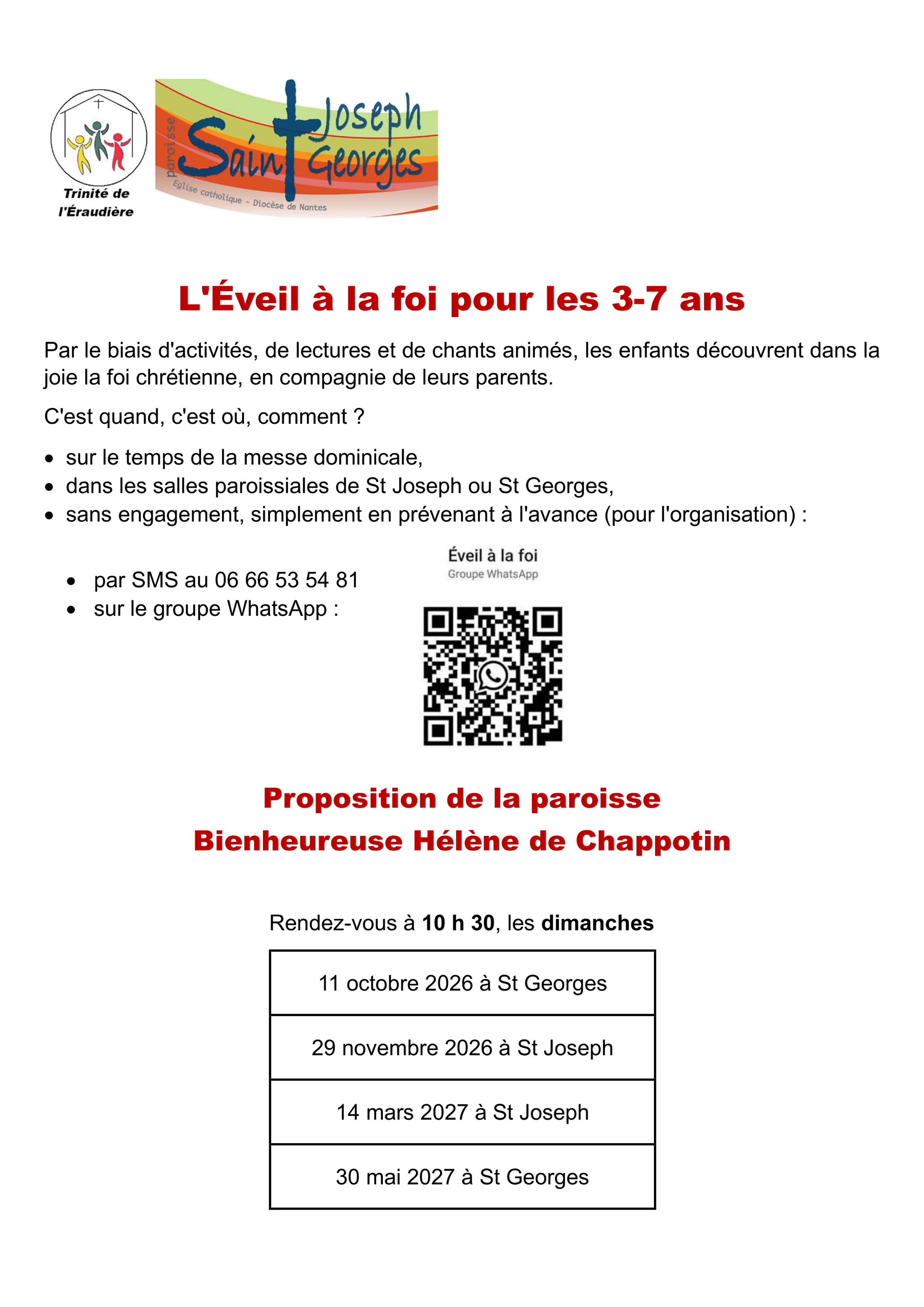 Éveil à la Foi